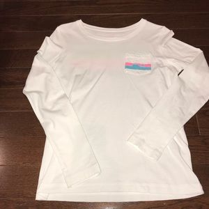 Vineyard Vines Long Sleeve White T Size XS